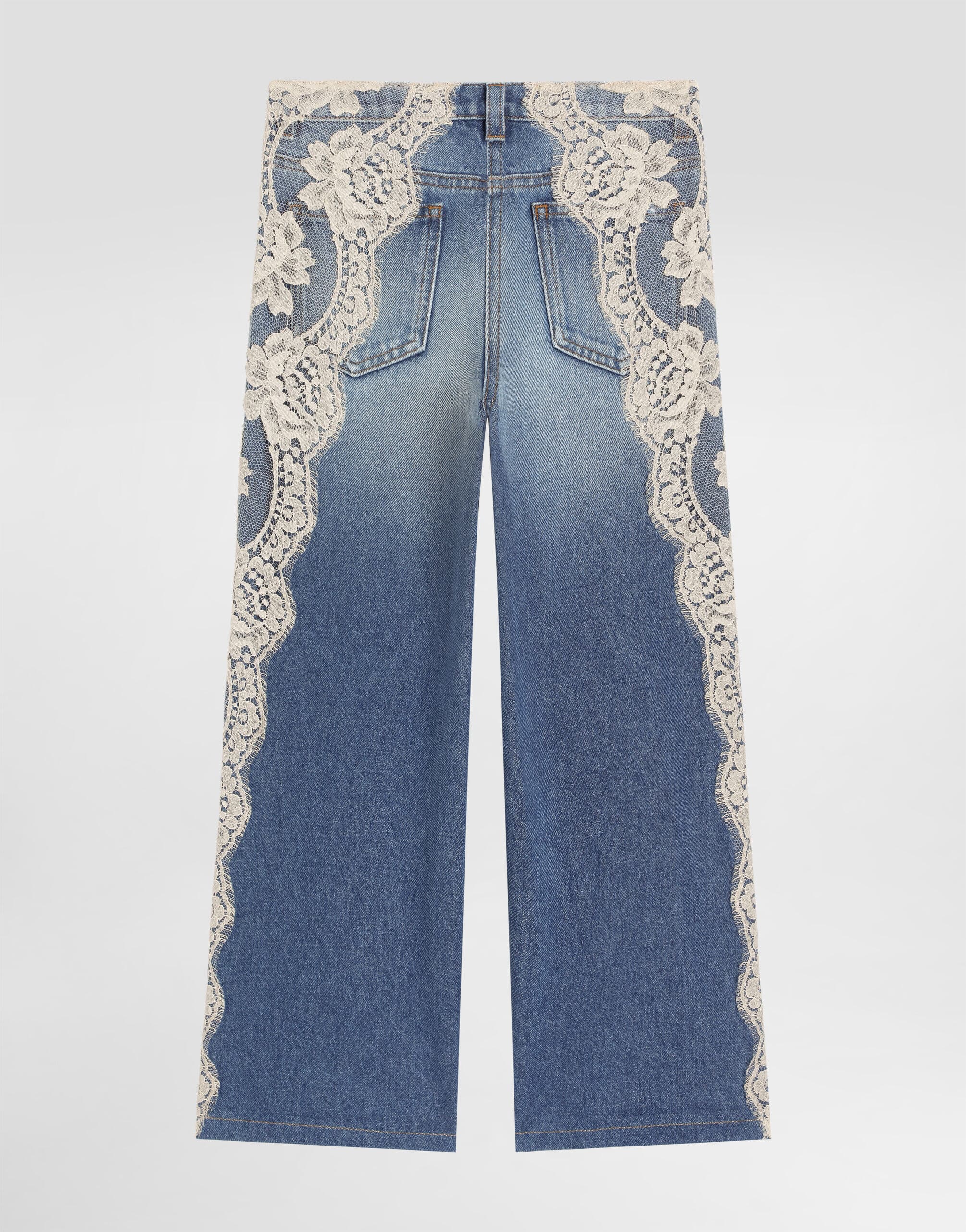 Dolce & Gabbana Kids' Multi-Coloured 5-Pocket Denim Trousers  - 2