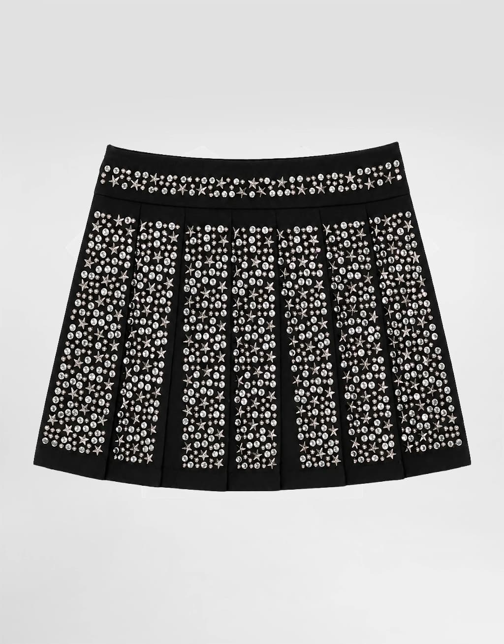 John Richmond Junior Girls Embellished Pleated Skirt Tenix - 1