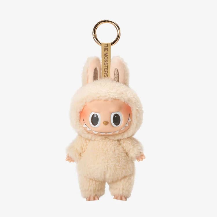 POP MART The Monsters Exciting Macaron Vinyl Face Plush Pendant – Iconic Labubu V1 Blind Box Keychain - 1
