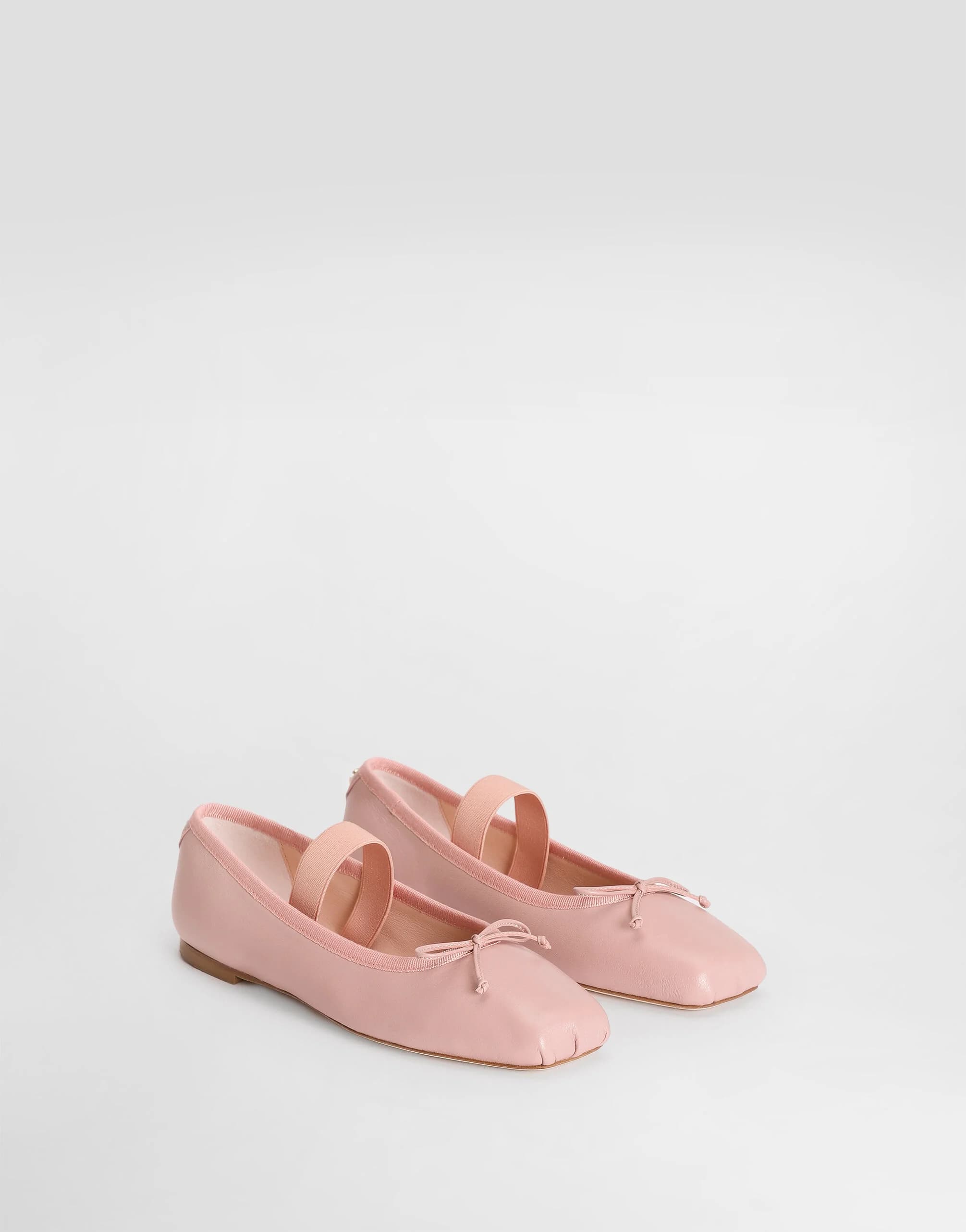 Dolce & Gabbana Kids Calfskin Ballet Flats with Ribbon Bow - 2