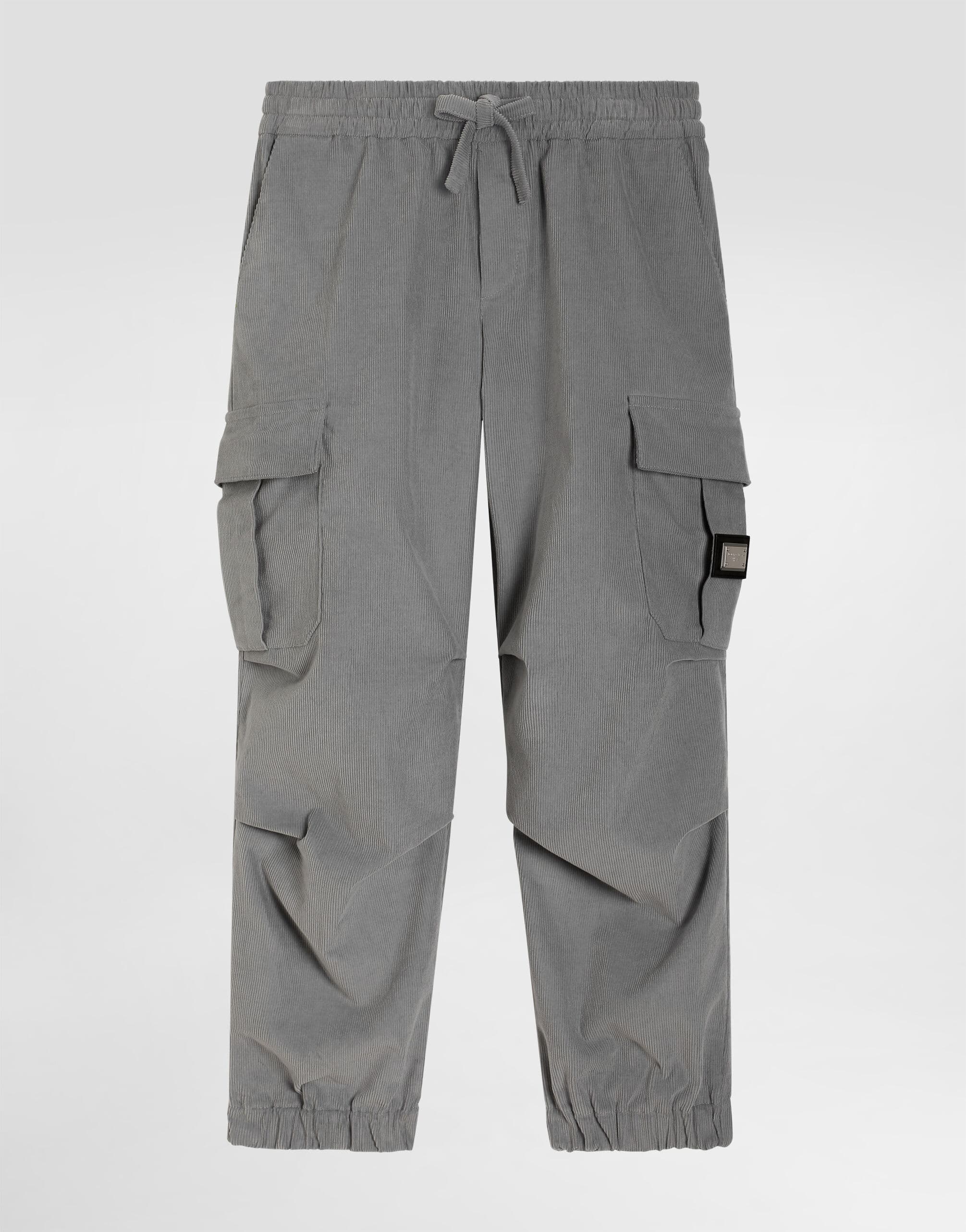 Dolce & Gabbana Kids Corduroy Cargo Trousers - 1
