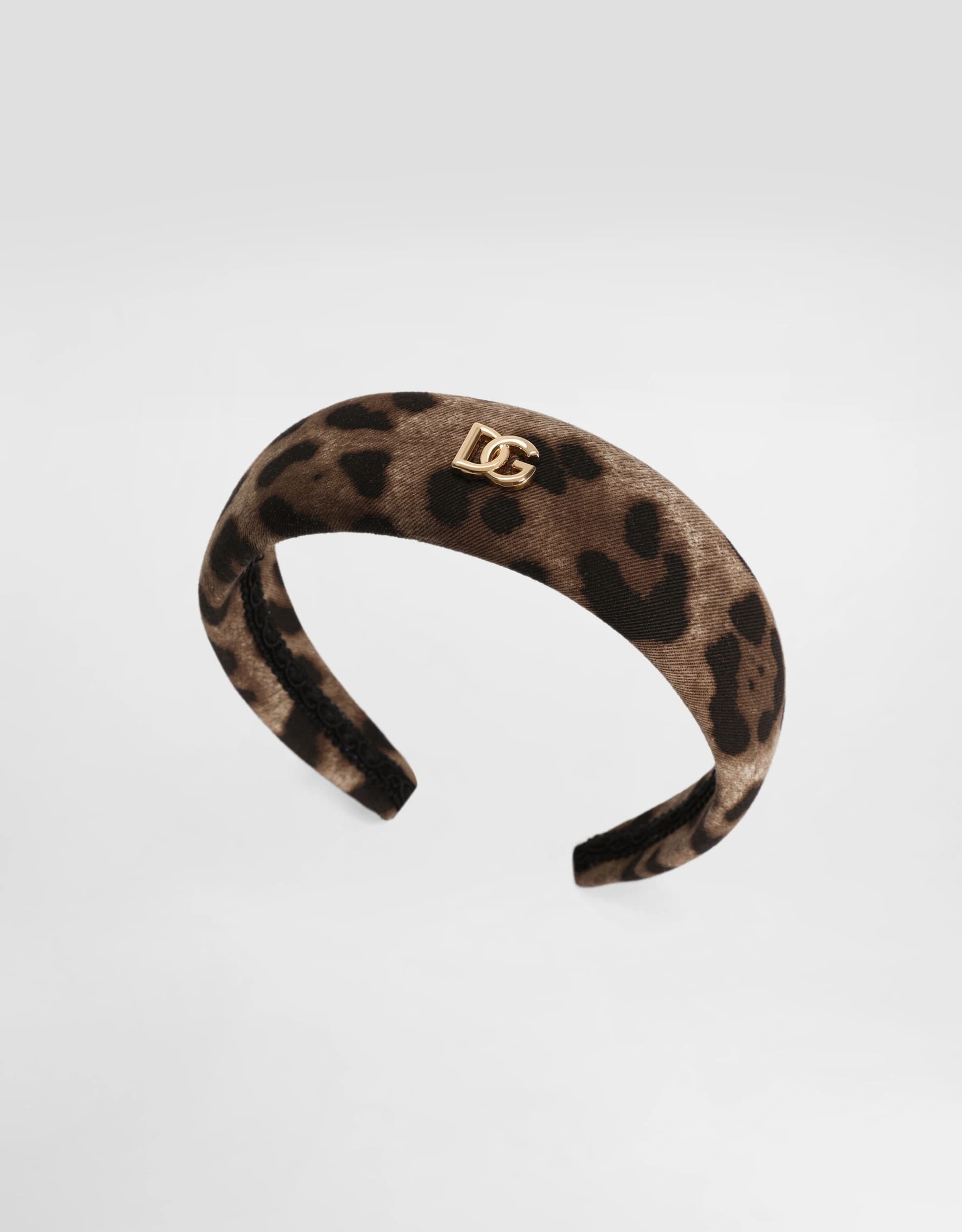 Dolce & Gabbana Kids Leopard-Print Headband - 1