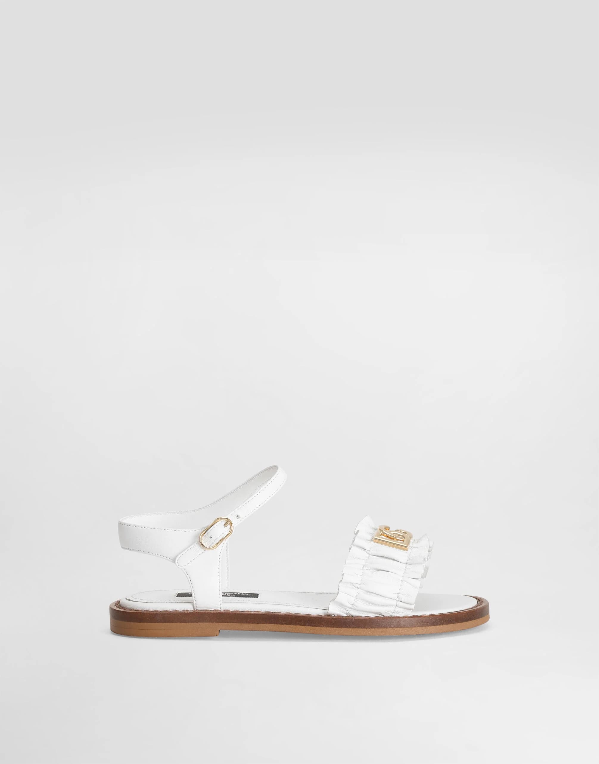 Dolce & Gabbana Kids Nappa Leather Sandals - 1