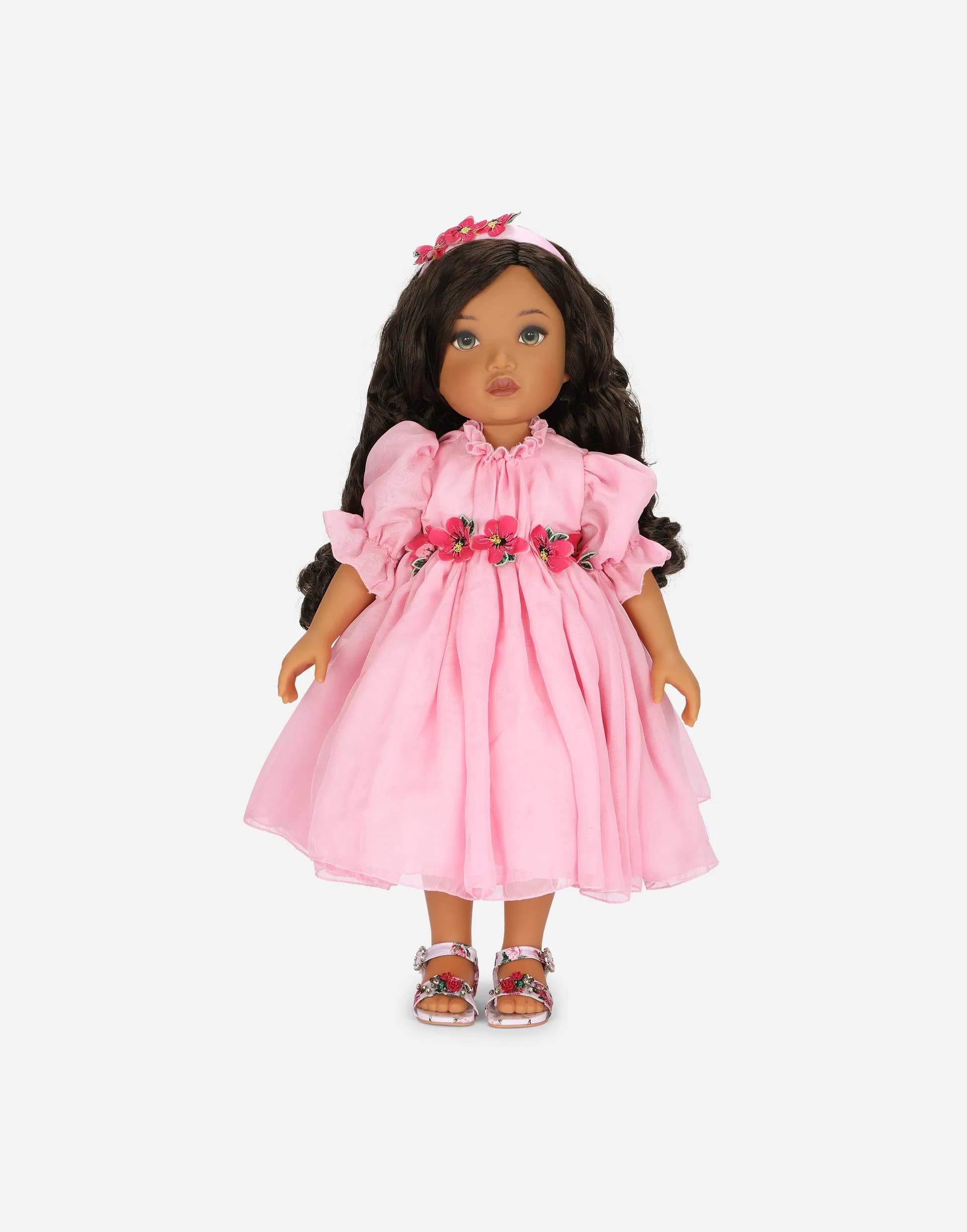 Dolce&Gabbana Kids Doll with Chiffon Dress - 1