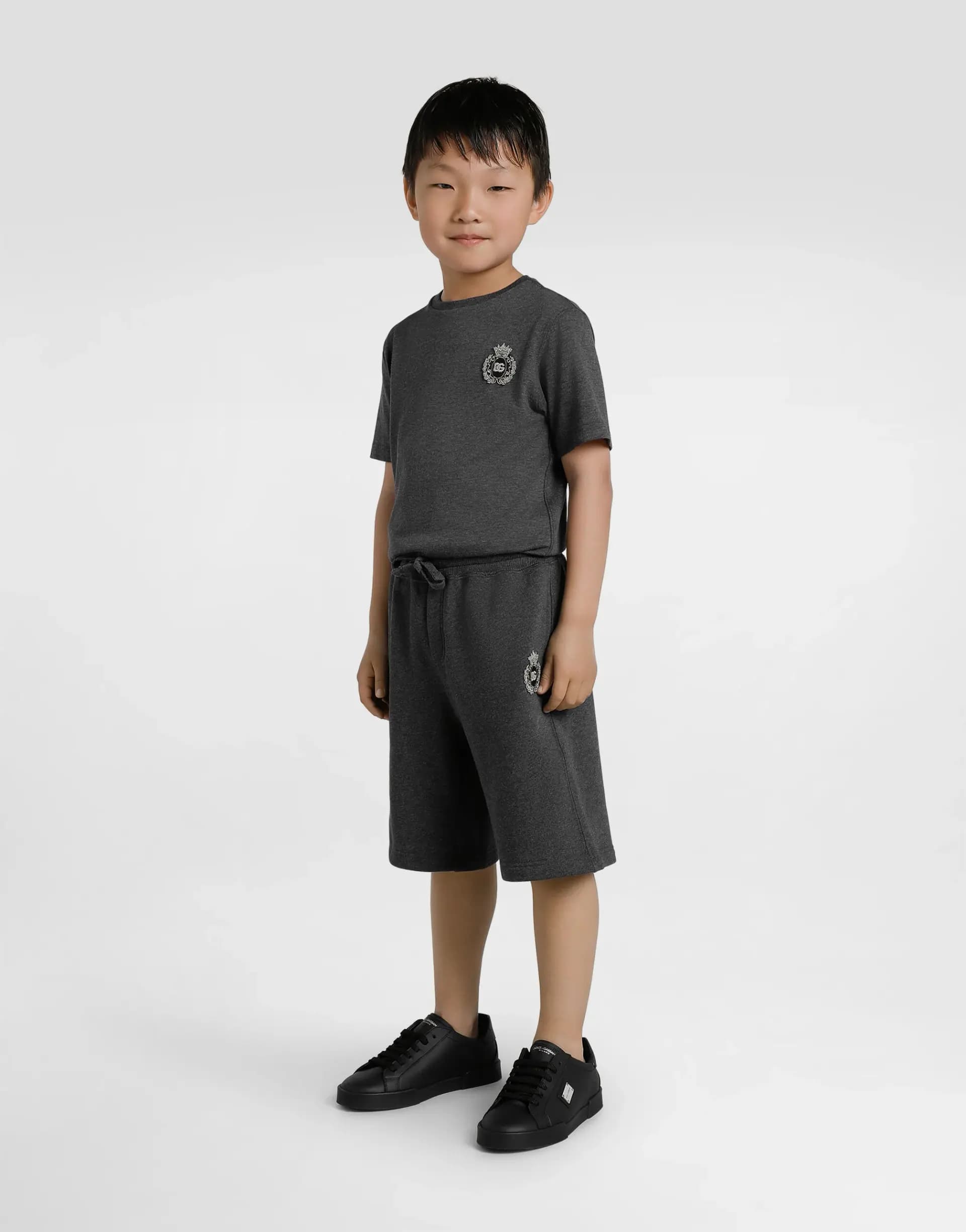 Dolce & Gabbana Kids Jersey T-Shirt with DG Patch - 2