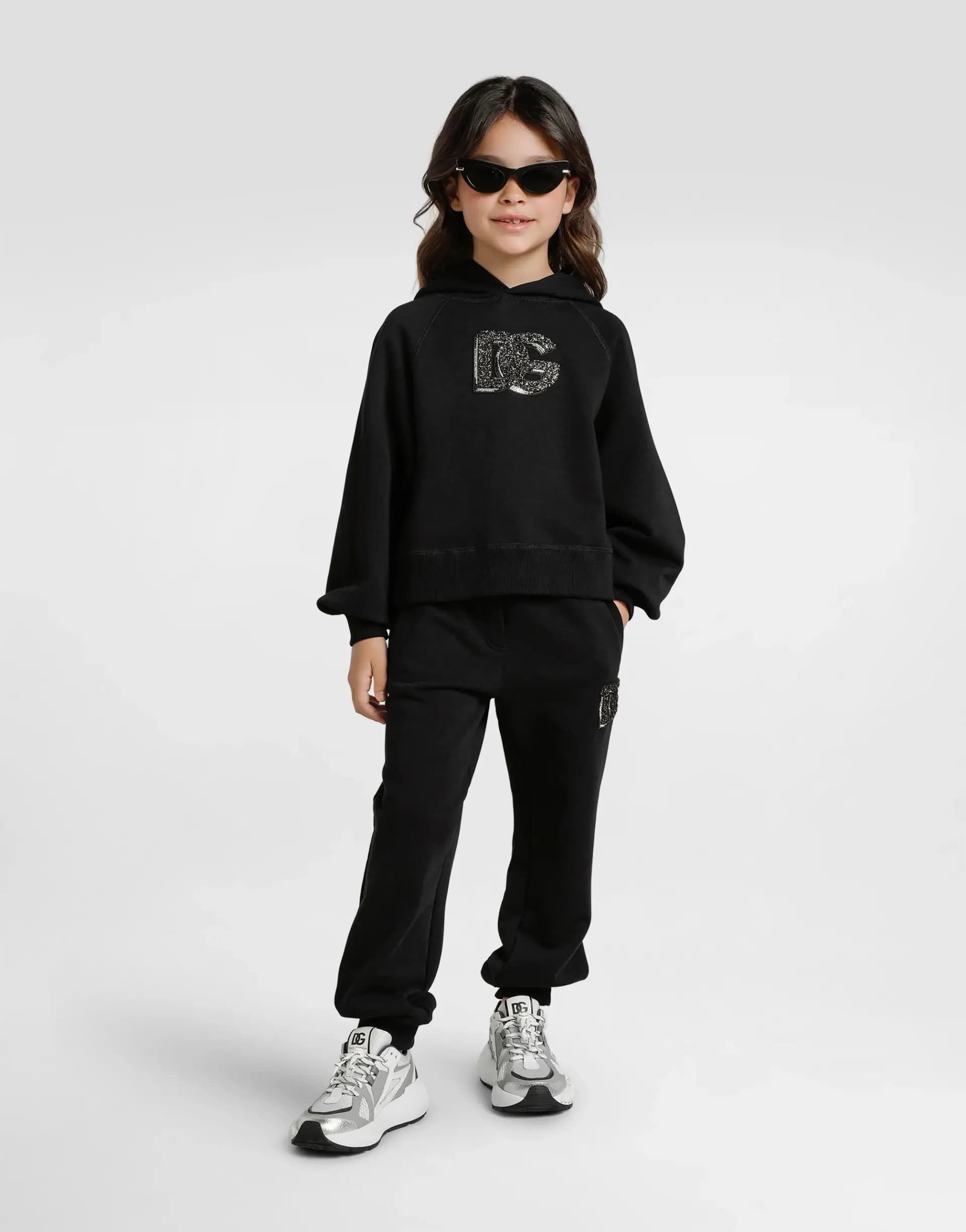 Dolce & Gabbana Oversize sweatpants with DG logo and rhinestones - 2